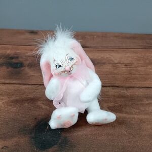 Annalee Mobili-Tee Dolls 8" Pink Bunny‎ Rabbit Plush Decor New With Tag